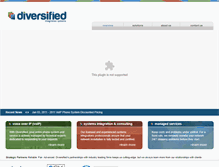 Tablet Screenshot of diversified-is.com